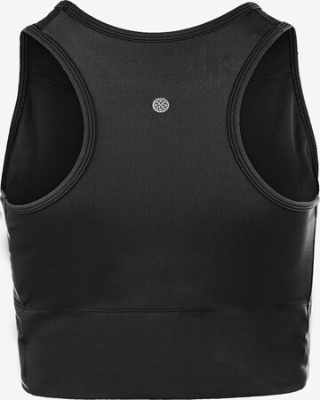 Athlecia Bustier Sport bh 'Franz' in Zwart