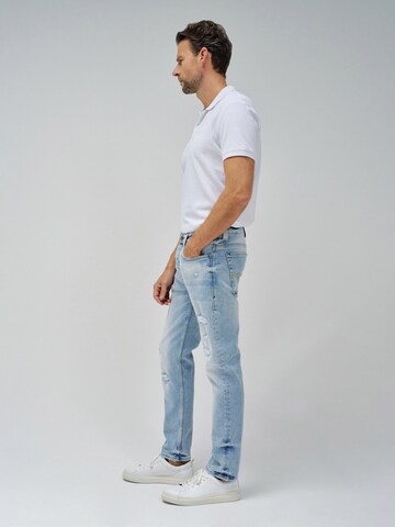 Coupe slim Jean 'Slim' Salsa Jeans en bleu