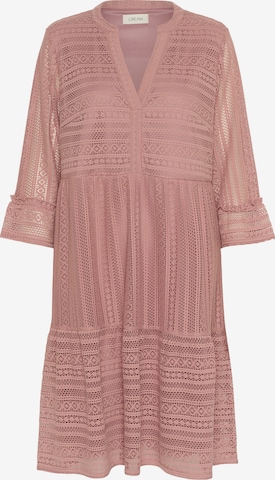 Cream Jurk in Roze: voorkant