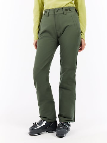 PROTEST Regular Workout Pants 'PRTCARMACKOS' in Green: front