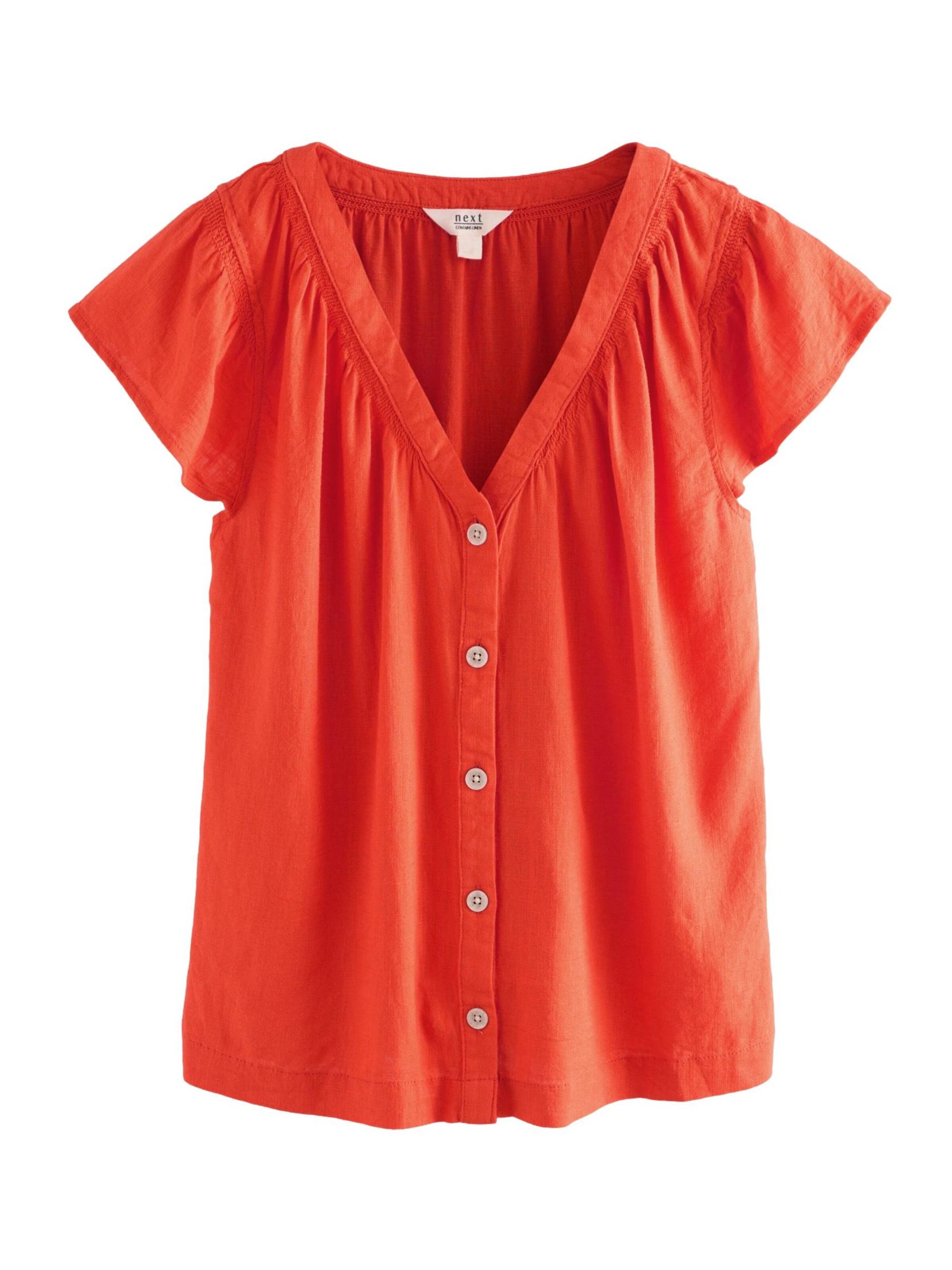 Next Блузка в Красный: спереди