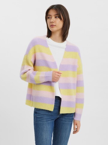 VERO MODA Knit Cardigan 'Julie' in Yellow: front