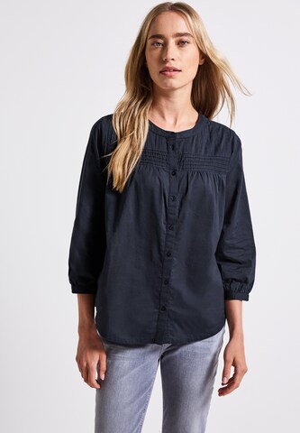 STREET ONE Blouse in Blue: front