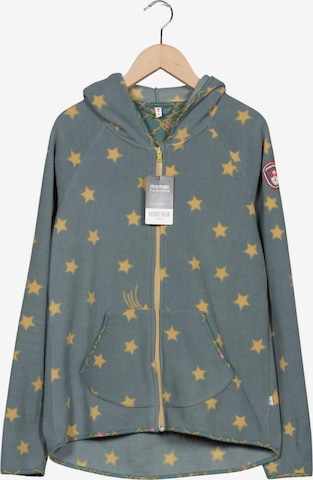 Blutsgeschwister Kapuzenpullover S in Grün: Vorderseite