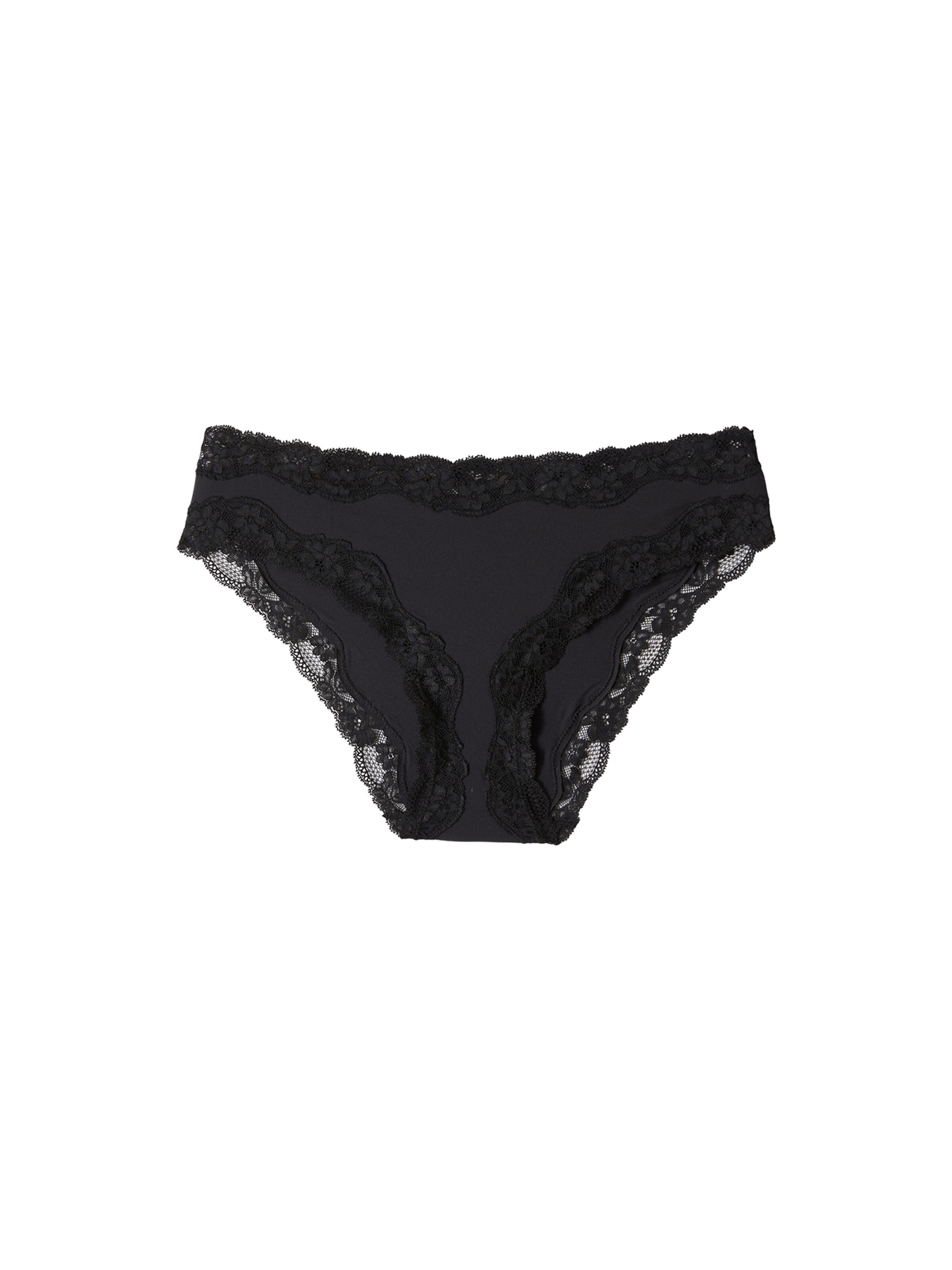 Slip 'Pure Soft' di ETAM in nero: frontale