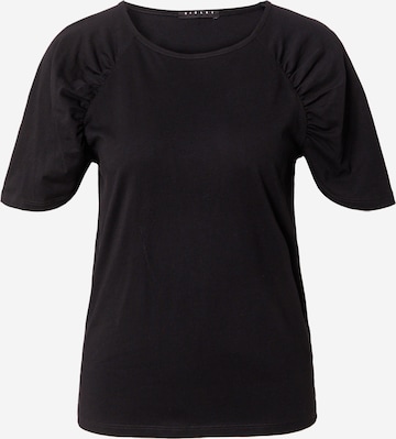 Tricou de la Sisley pe negru: față