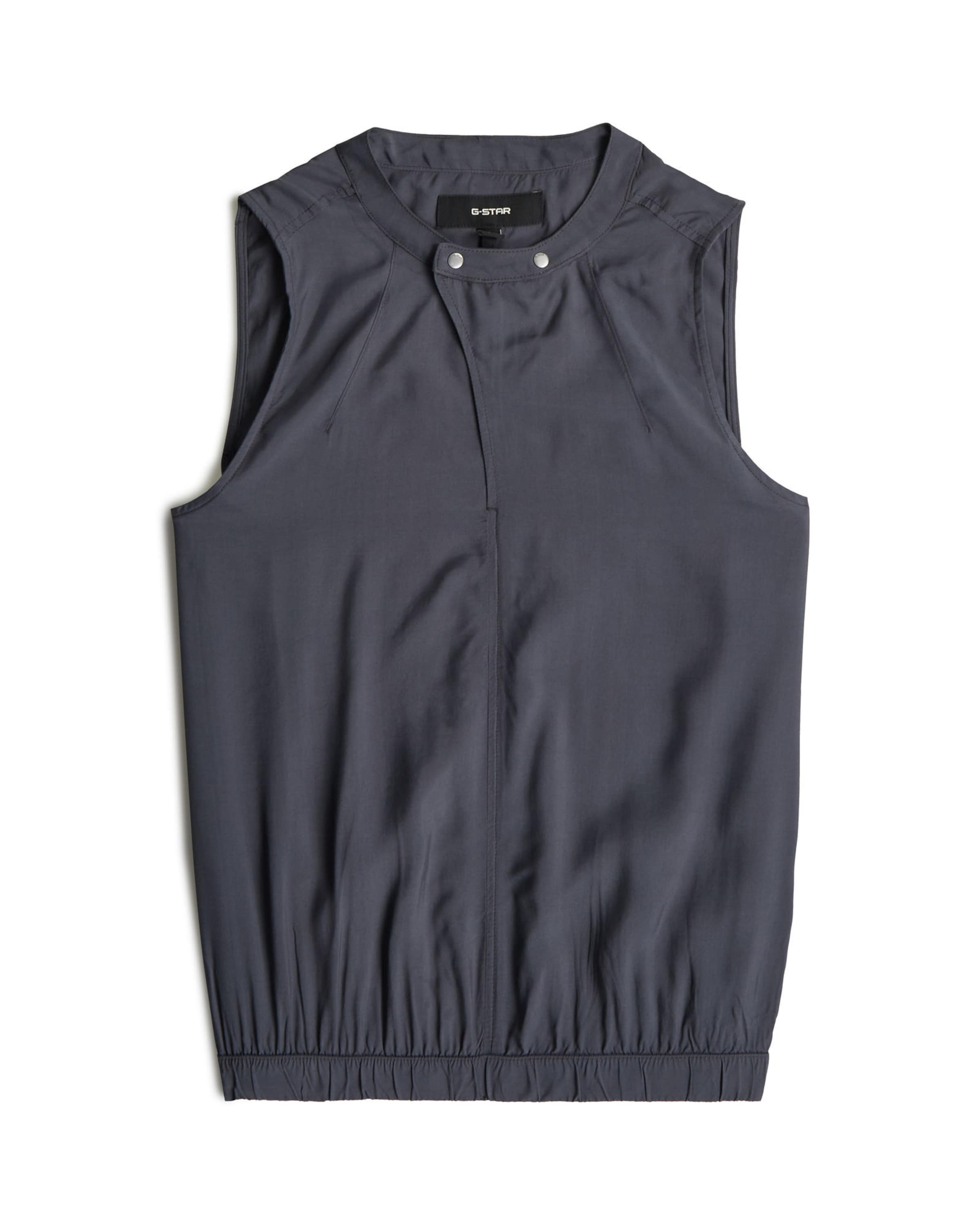 G-STAR Shirt 'Sleeveless Top' in Grey: front