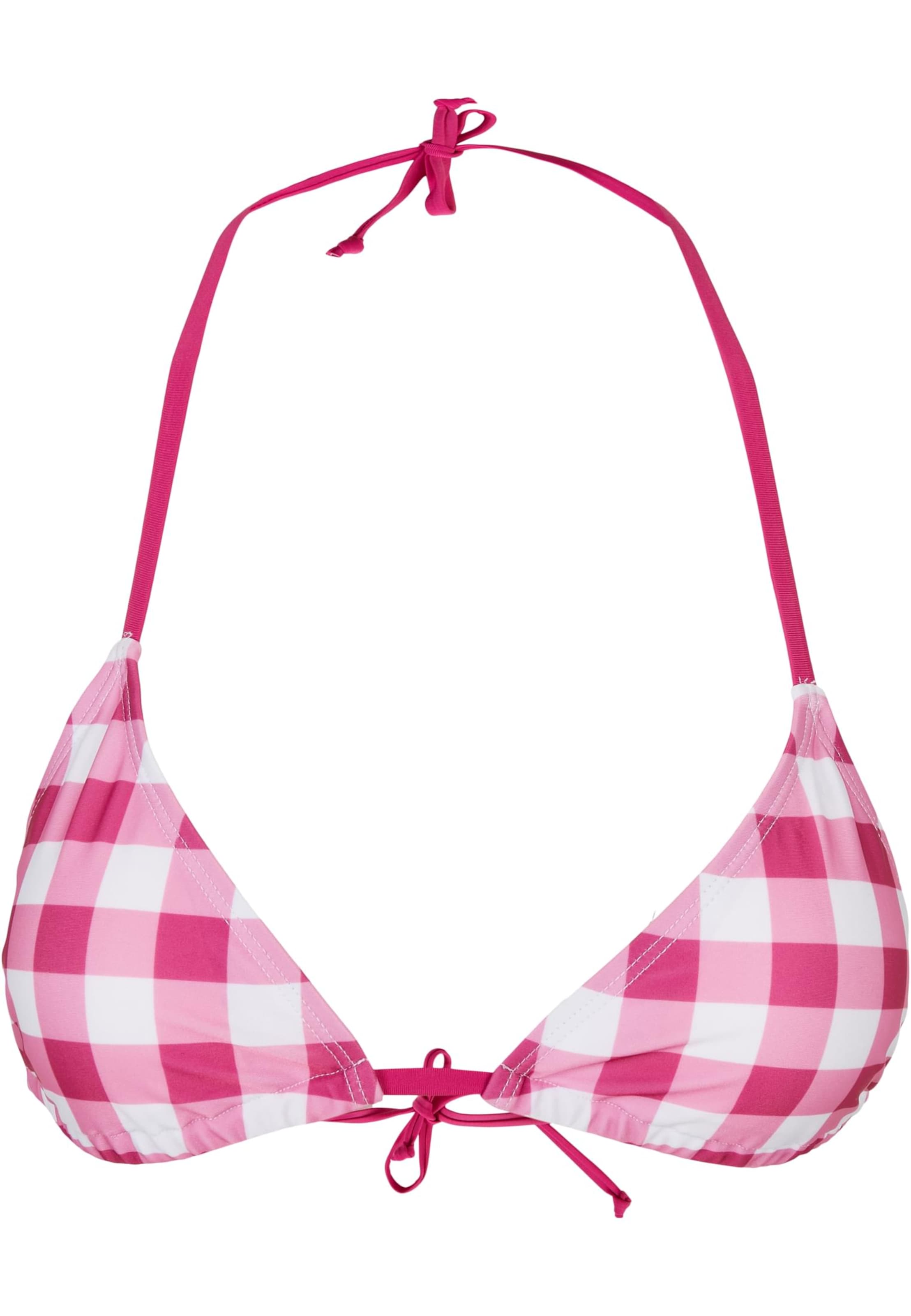 Urban Classics Triangel Bikini in Lila: Vorderseite