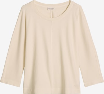 T-shirt Marc O'Polo en beige : devant