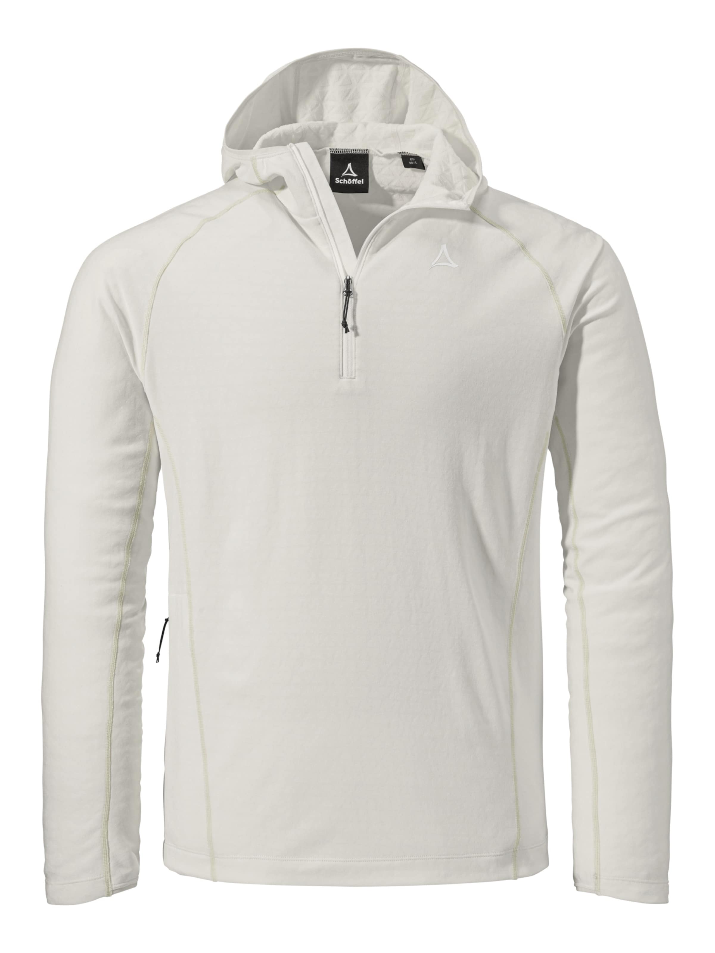 Schöffel Sweater ' Hiking Fleece Hoody Style Kravica MNS ' in White: front
