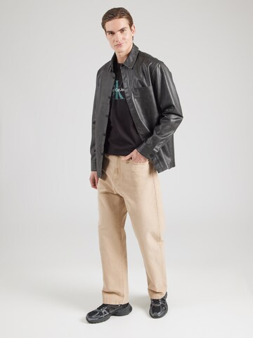 Calvin Klein Jeans Tričko – černá