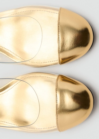 MANGO Pumps 'Mere' in Gold