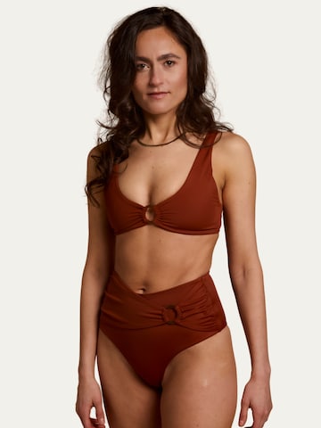 Billie Swim - Top de bikini 'Biarritz Ring Top' en marrón