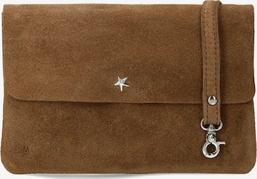 Pochette MANFIELD en marron : devant