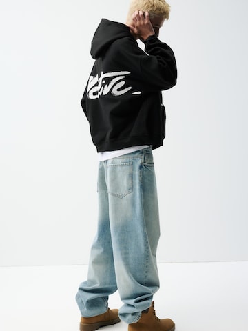 Pull&Bear Bluzka sportowa w kolorze czarny