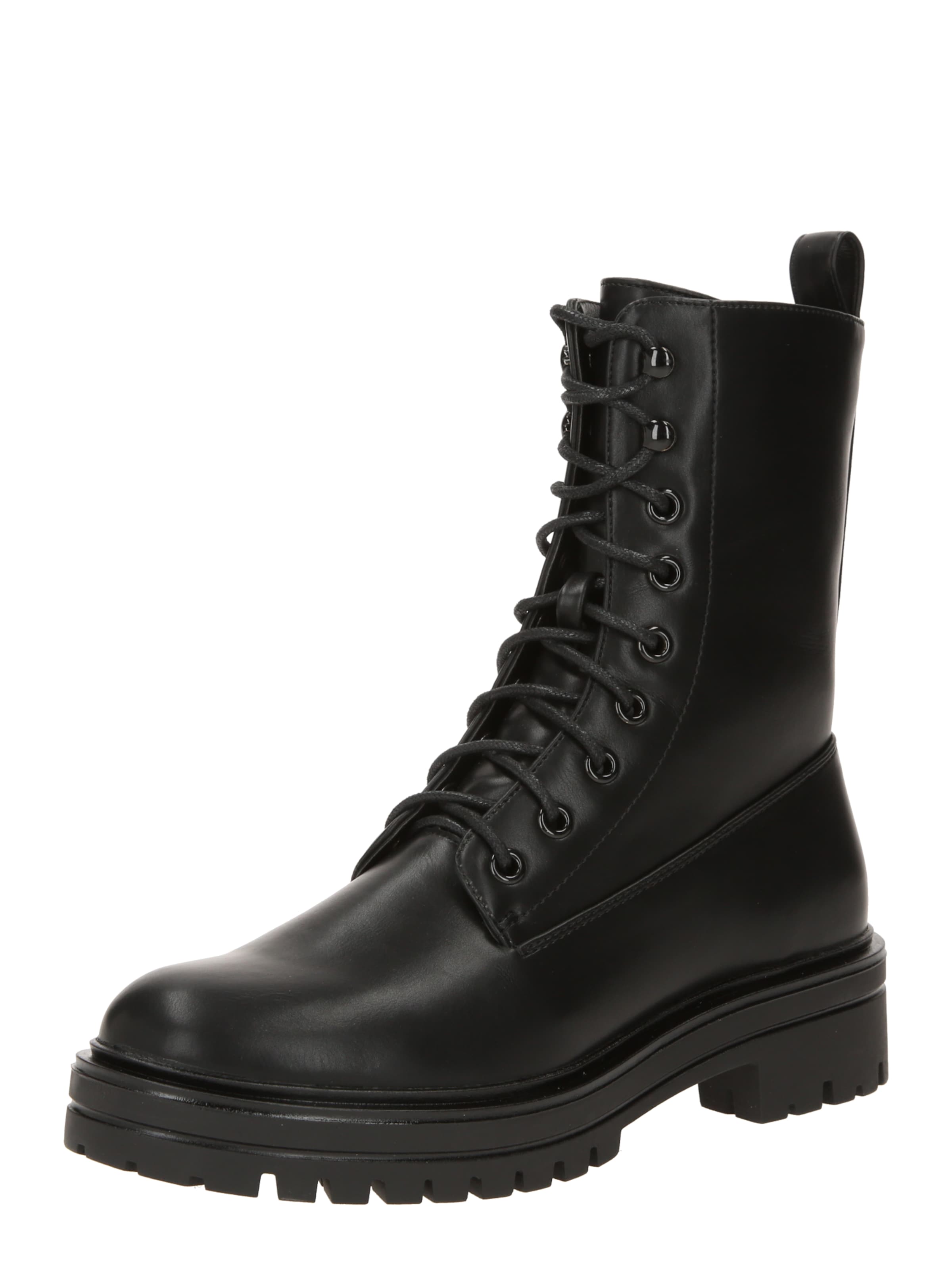 ABOUT YOU Šnurovacie členkové čižmy 'Grace' - Čierna: predná strana