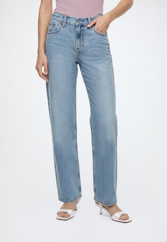 Loosefit Jean Abercrombie & Fitch en bleu : devant