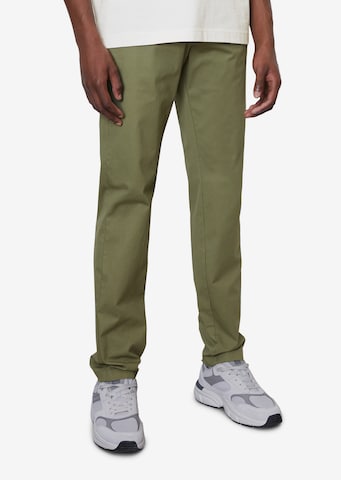 Regular Pantaloni eleganți 'Osby' de la Marc O'Polo pe verde: față