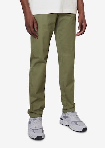 Regular Pantalon chino 'Osby' Marc O'Polo en vert : devant