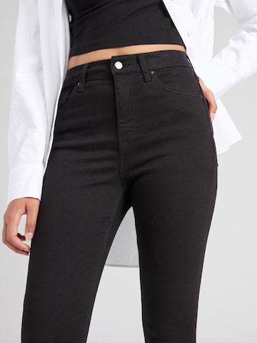 TOPSHOP - Skinny Calças de ganga 'Jamie' em preto