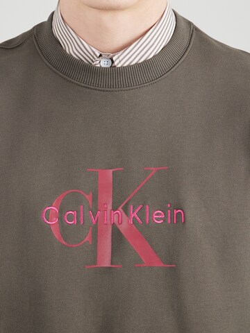 Calvin Klein Jeans Sweatshirt in Groen