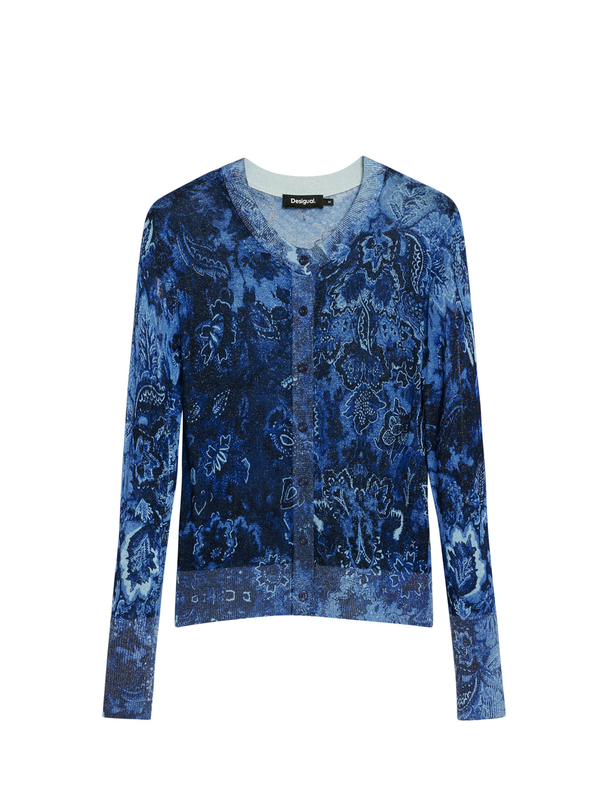 Desigual Пуловер в синьо: отпред