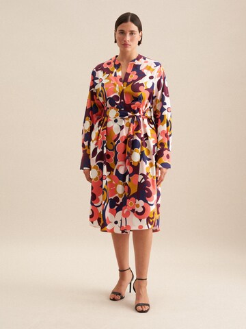 Robe-chemise 'Schwarze Rose' SEIDENSTICKER en rose