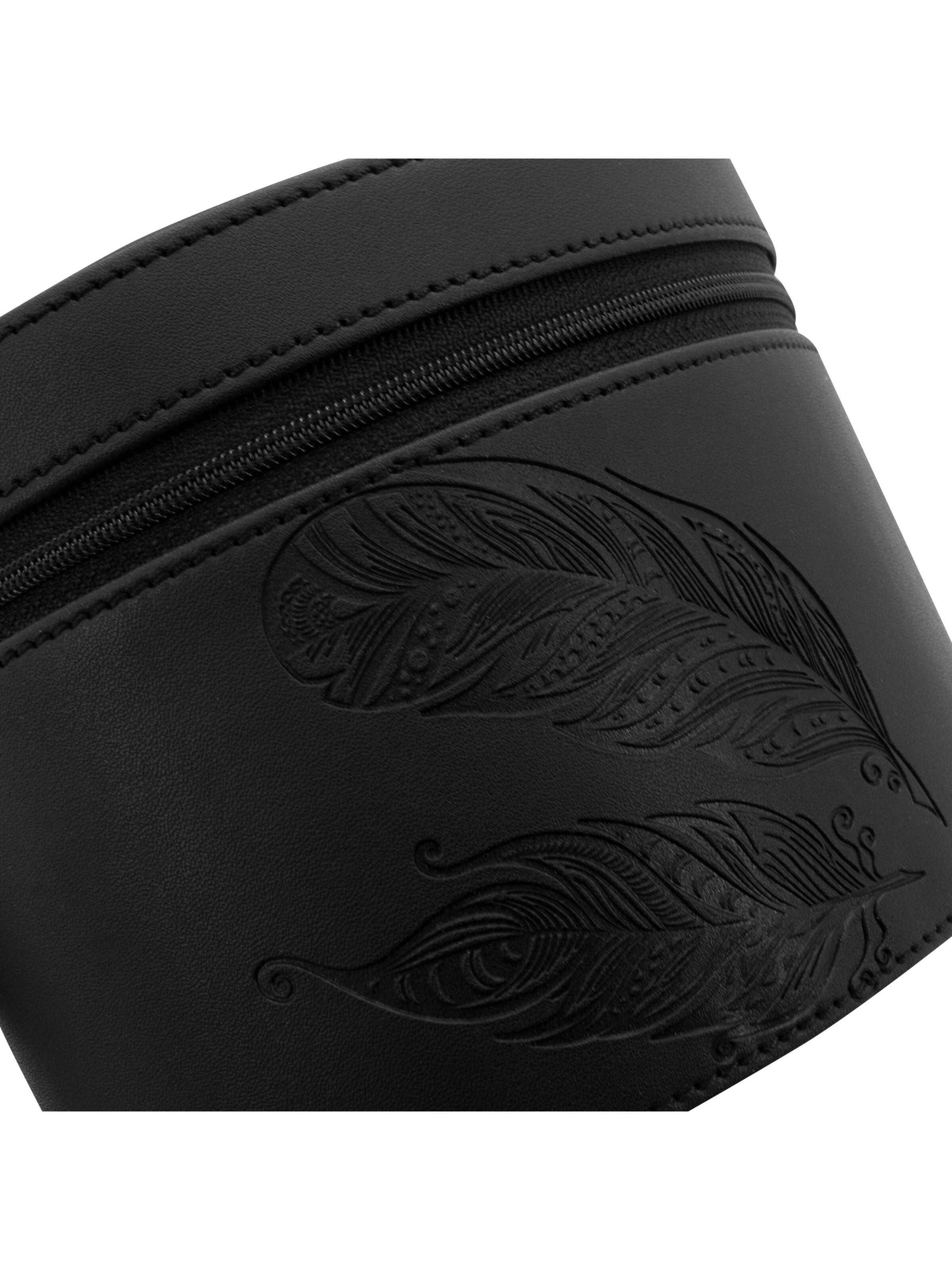 Boîte à bijoux 'BOHO Schmuckkästchen rund' Friedrich23 en noir