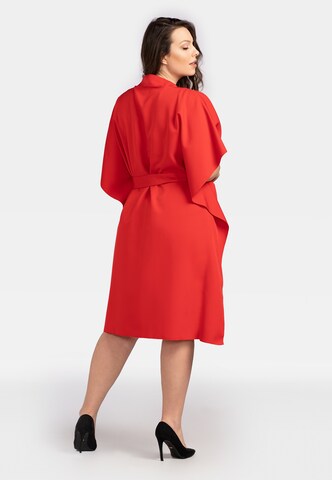 Karko Oversized jurk 'ROLANDA' in Rood