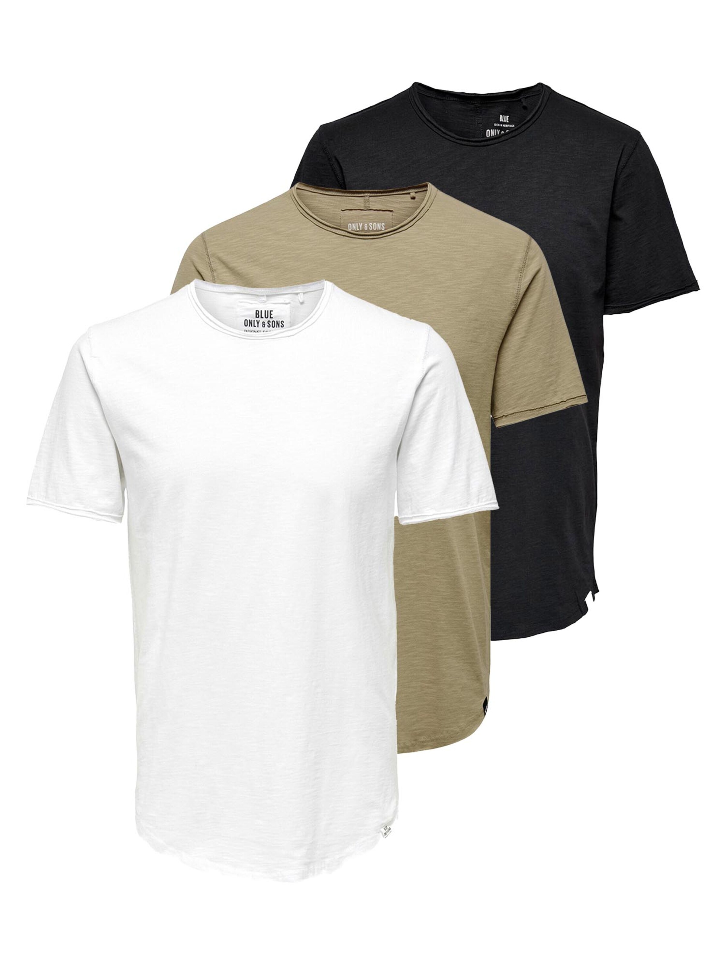 Only & Sons Shirt 'BENNE' in Beige: front