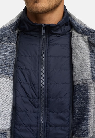 INDICODE JEANS Between-Season Jacket 'INDjango' in Blue