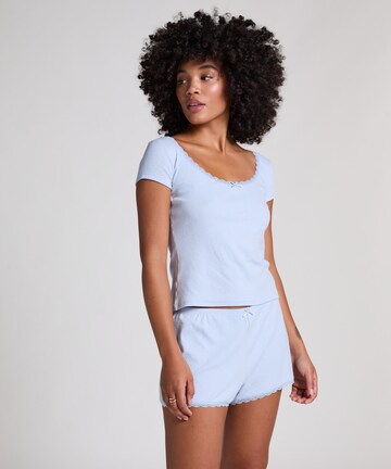 Hunkemöller Slaapshirt in Blauw
