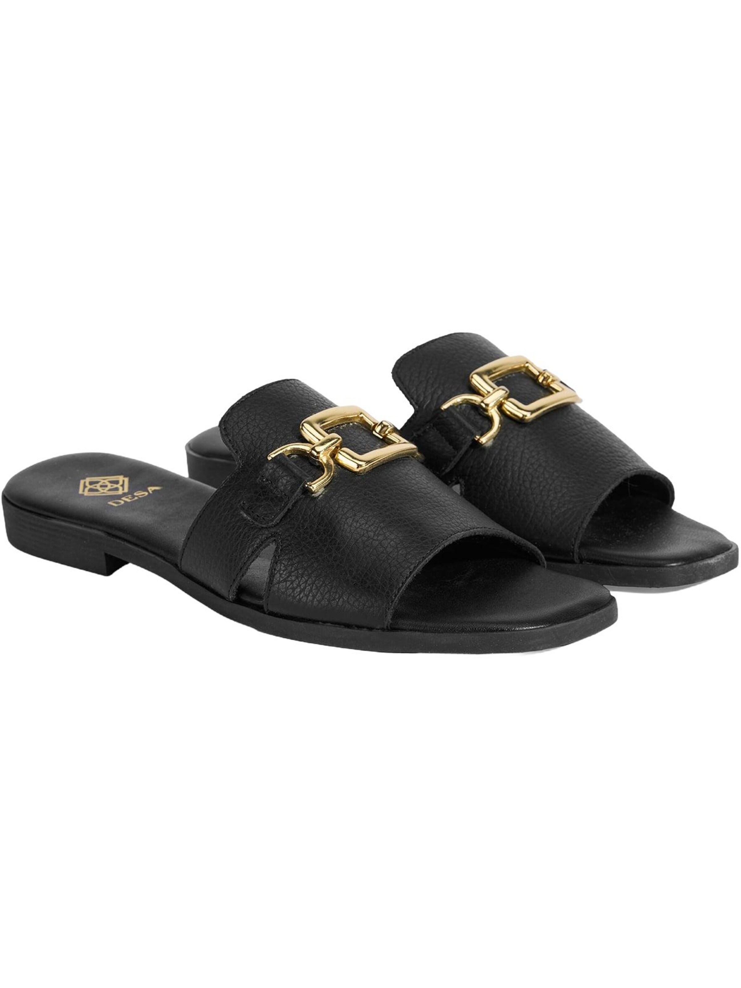 Desa Slipper 'Hausschuhe' in Black: front