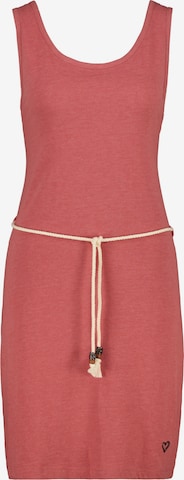 Alife and Kickin Summer Dress in Red: front