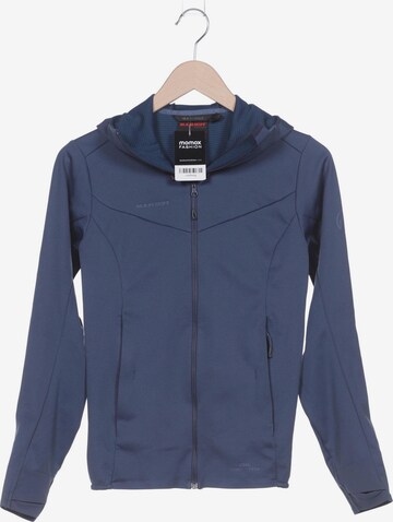 MAMMUT Sweatshirt & Zip-Up Hoodie in XS in Blue: front