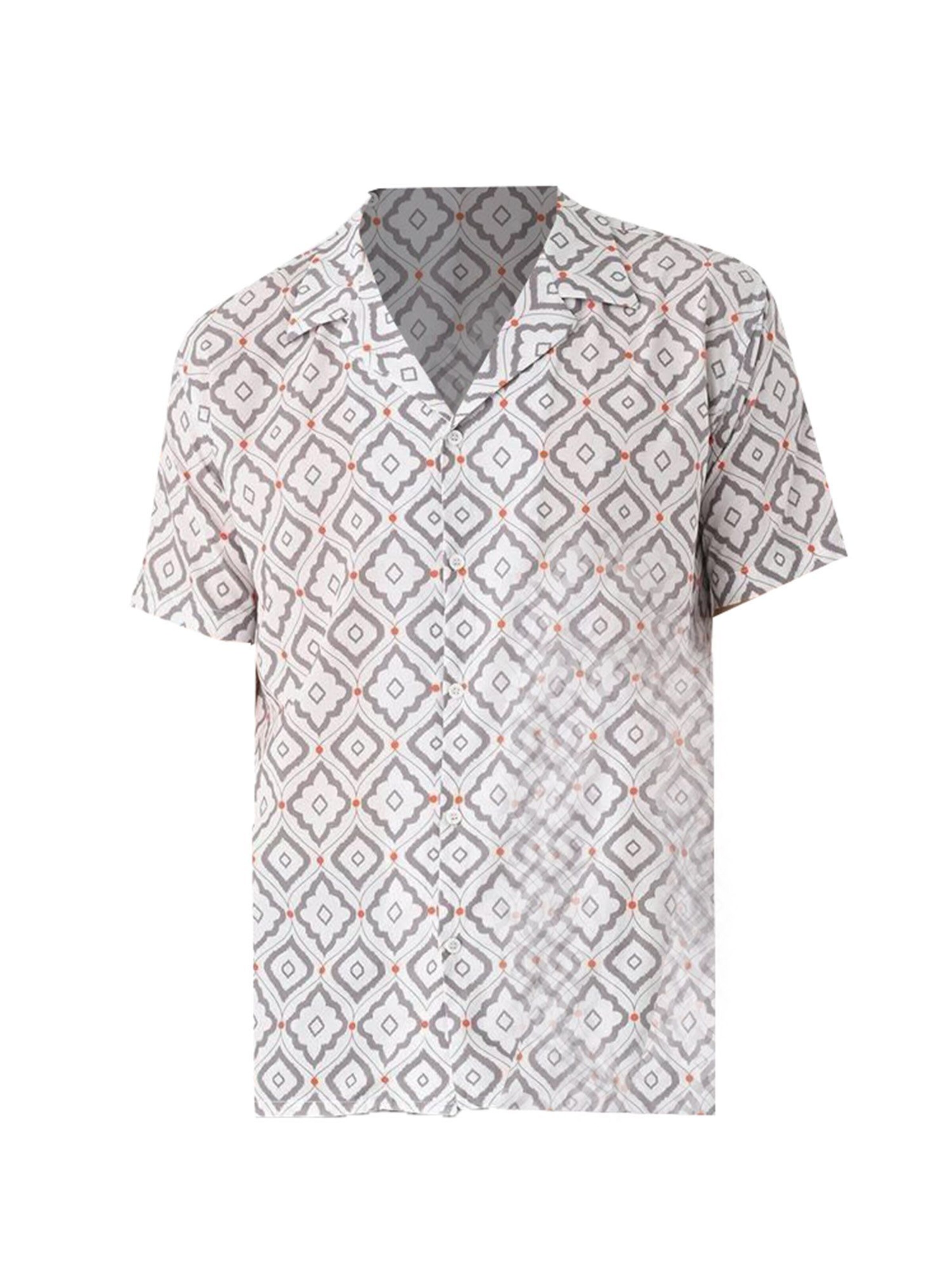 Antioch Comfort fit Overhemd in Wit: voorkant