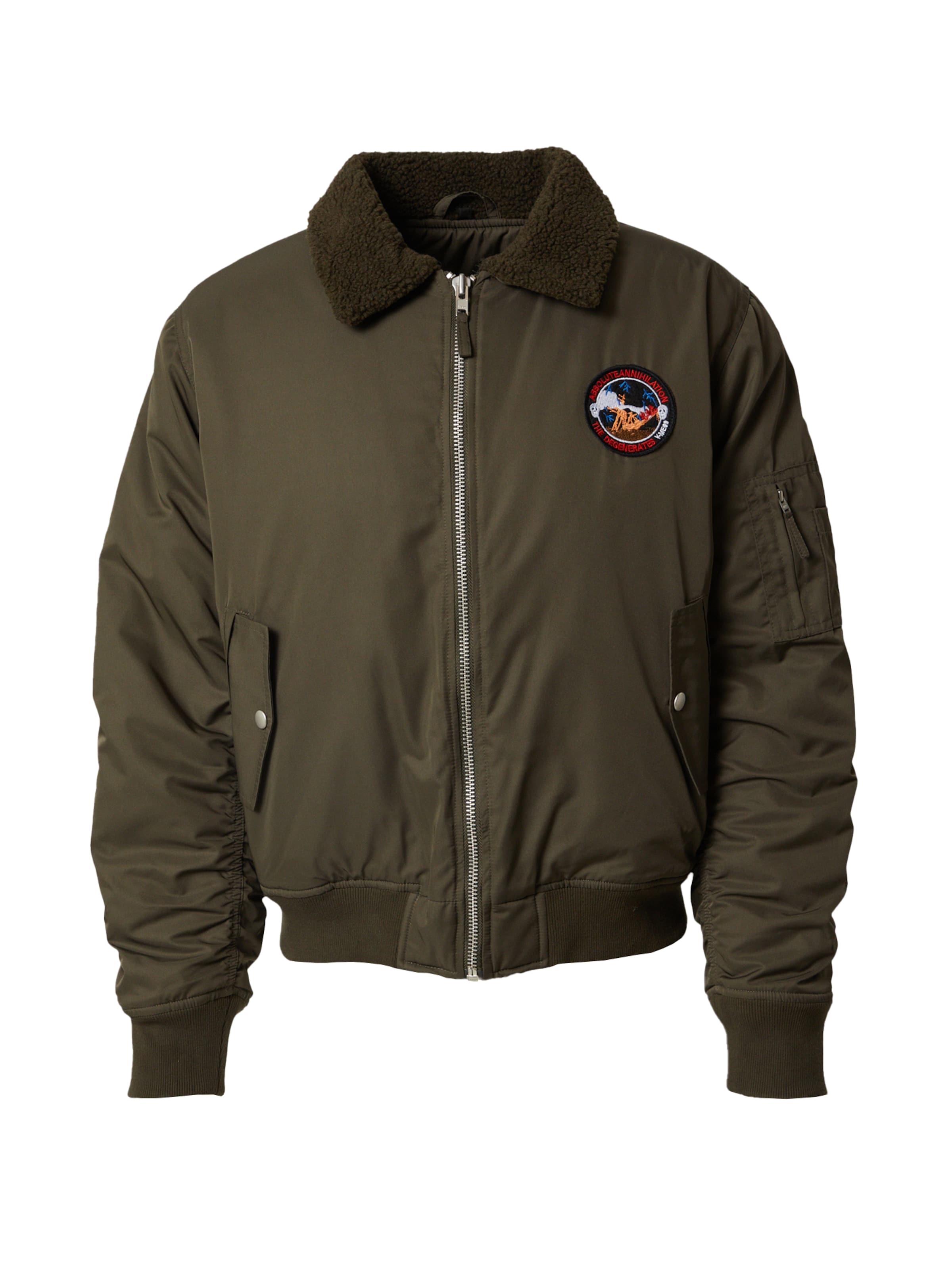 Luka Sabbat for ABOUT YOU Φθινοπωρινό και ανοιξιάτικο μπουφάν 'Benno' σε πράσινο: μπροστά