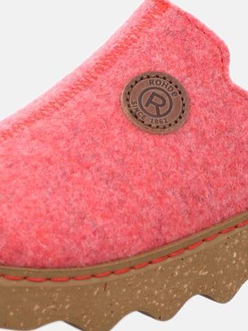 ROHDE Clogs 'Foggia-D' in Rood