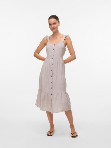 VERO MODA Jurk 'VMLinn' in Grijs: voorkant
