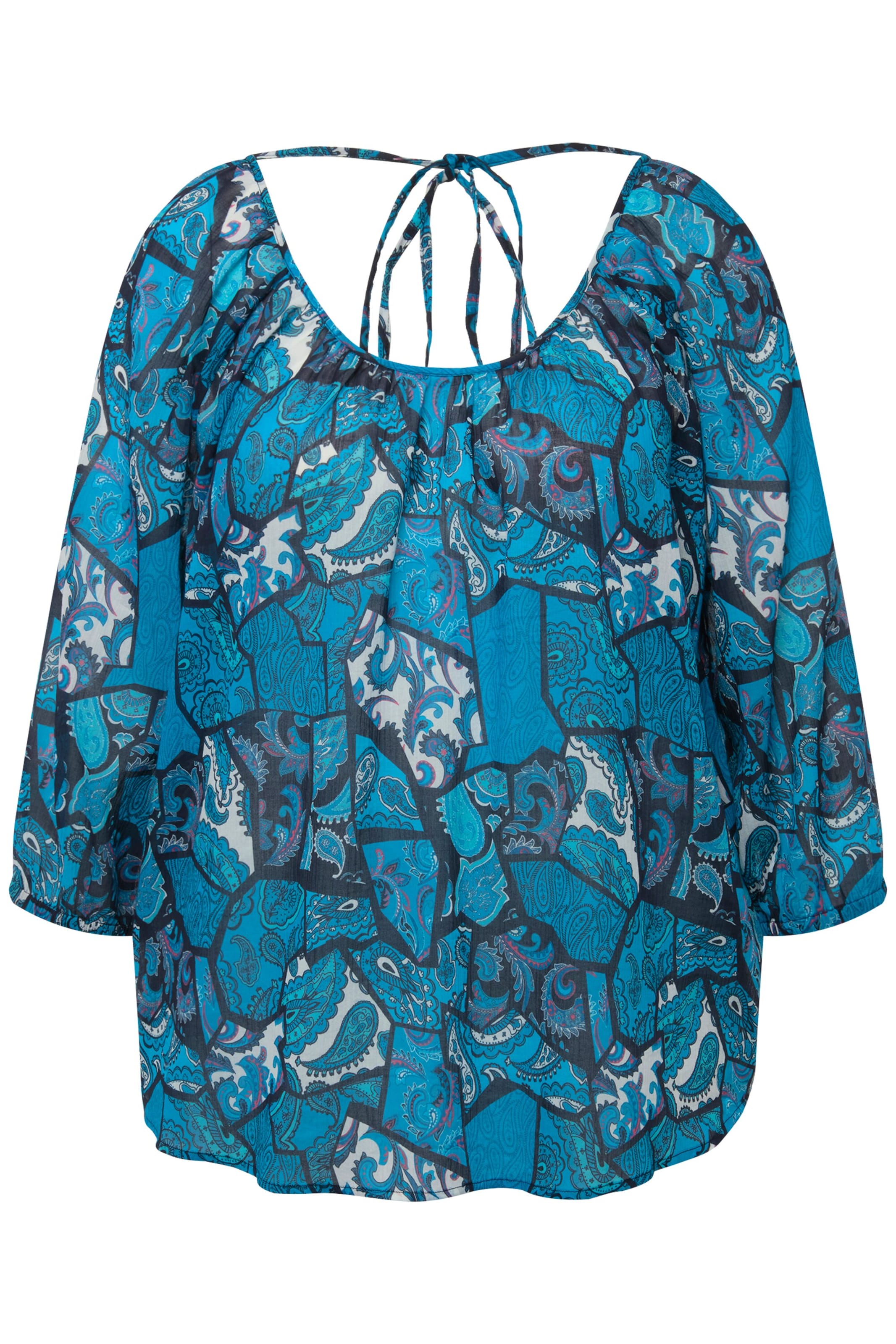 Ulla Popken Blouse in Blue: front