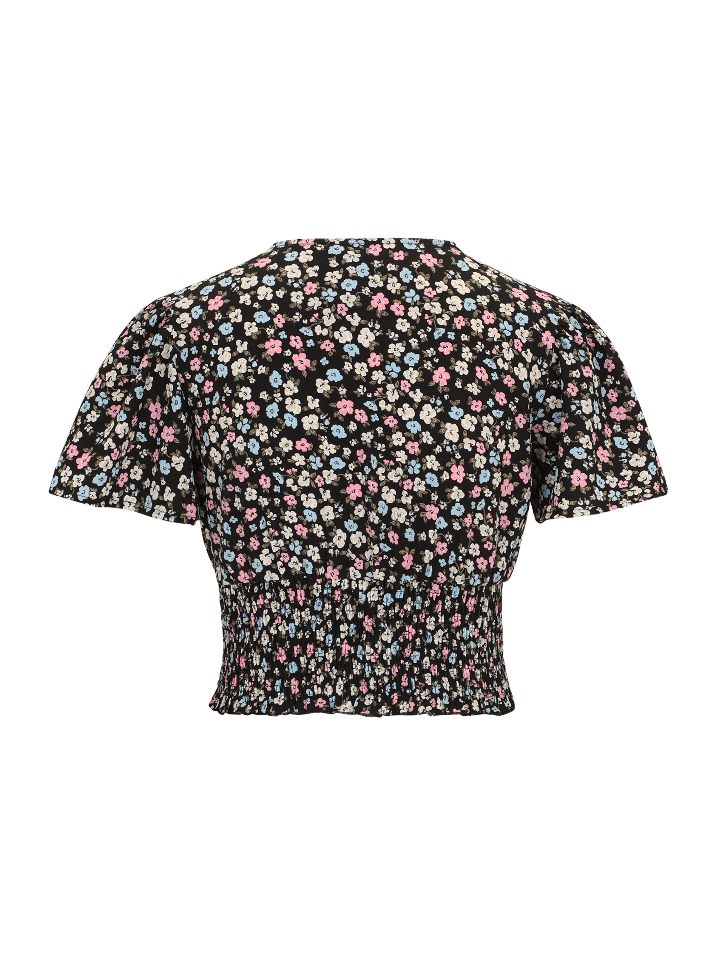 Vero Moda Petite Bluse 'VMPAGE' in Schwarz