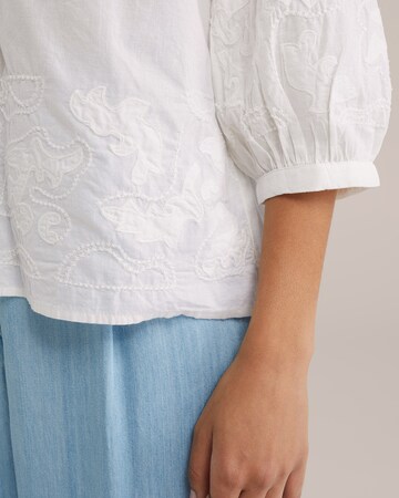 Chemisier WE Fashion en blanc