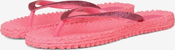 ILSE JACOBSEN T-Bar Sandals 'CHEERFUL01' in Pink