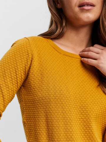 VERO MODA Pullover 'VMCare' in Gelb