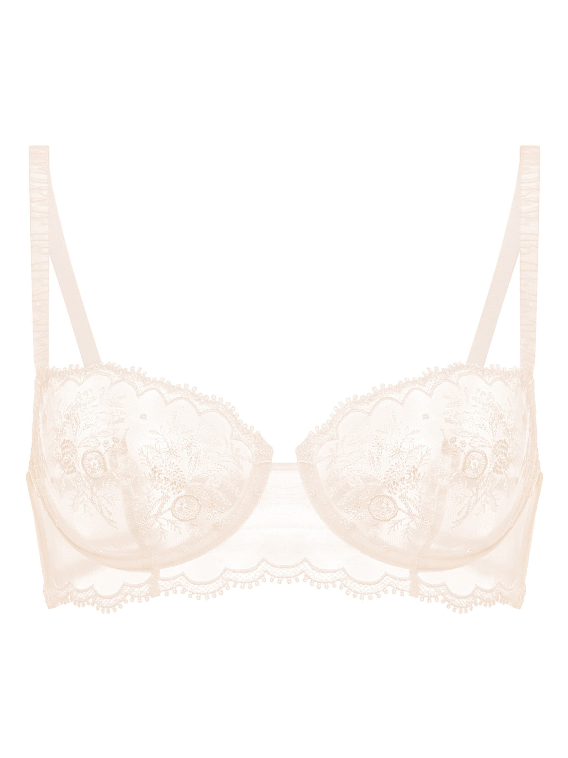 Simone Perele Balconette Bra 'Intrigue' in Pink: front