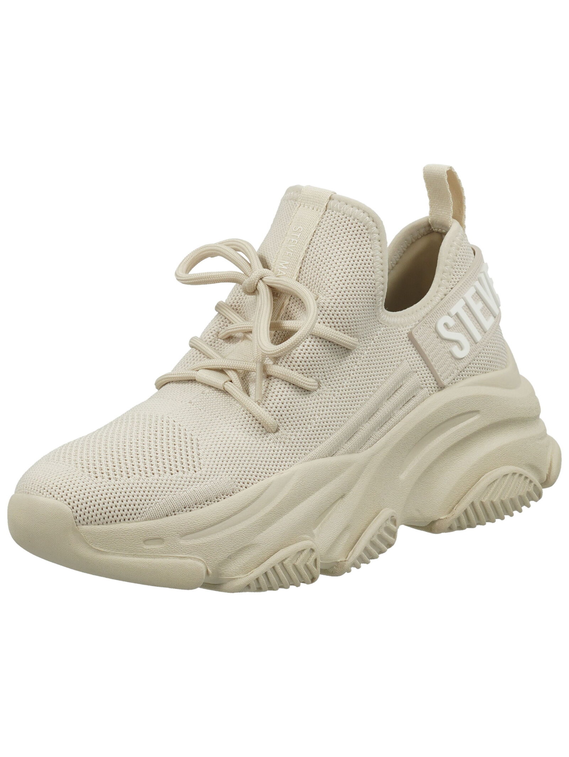 Baskets basses STEVE MADDEN en beige : devant