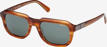 GUESS Sonnenbrille in Braun: Vorderseite