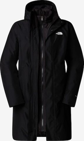 juoda THE NORTH FACE Laisvalaikio striukė 'SUZANNE TRICLIMATE 2.0': priekis