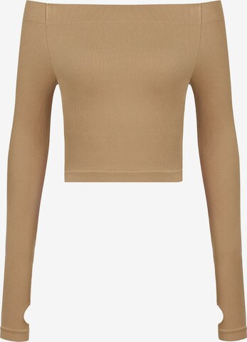 NOCTURNE Shirt in Beige: front