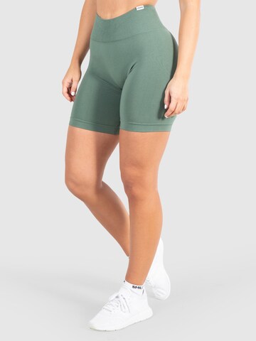 Skinny Pantalon de sport Smilodox en vert